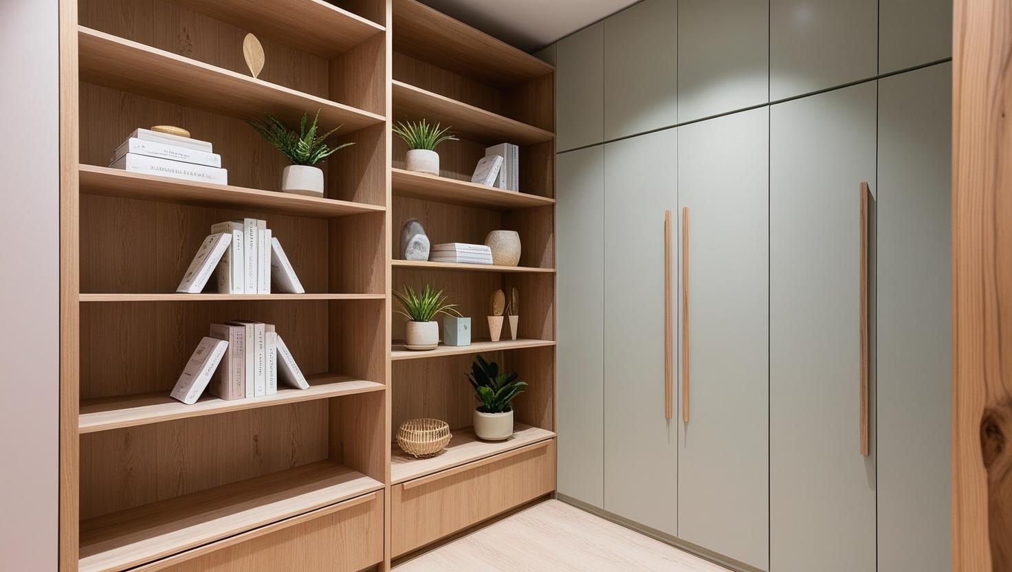 Tủ quần áo gỗ tự nhiên hiện đại