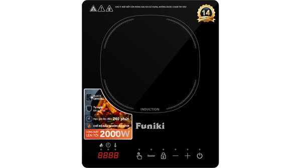 Bếp từ đơn Funiki HSD8136 (tặng kèm nồi) - Bếp điện từ