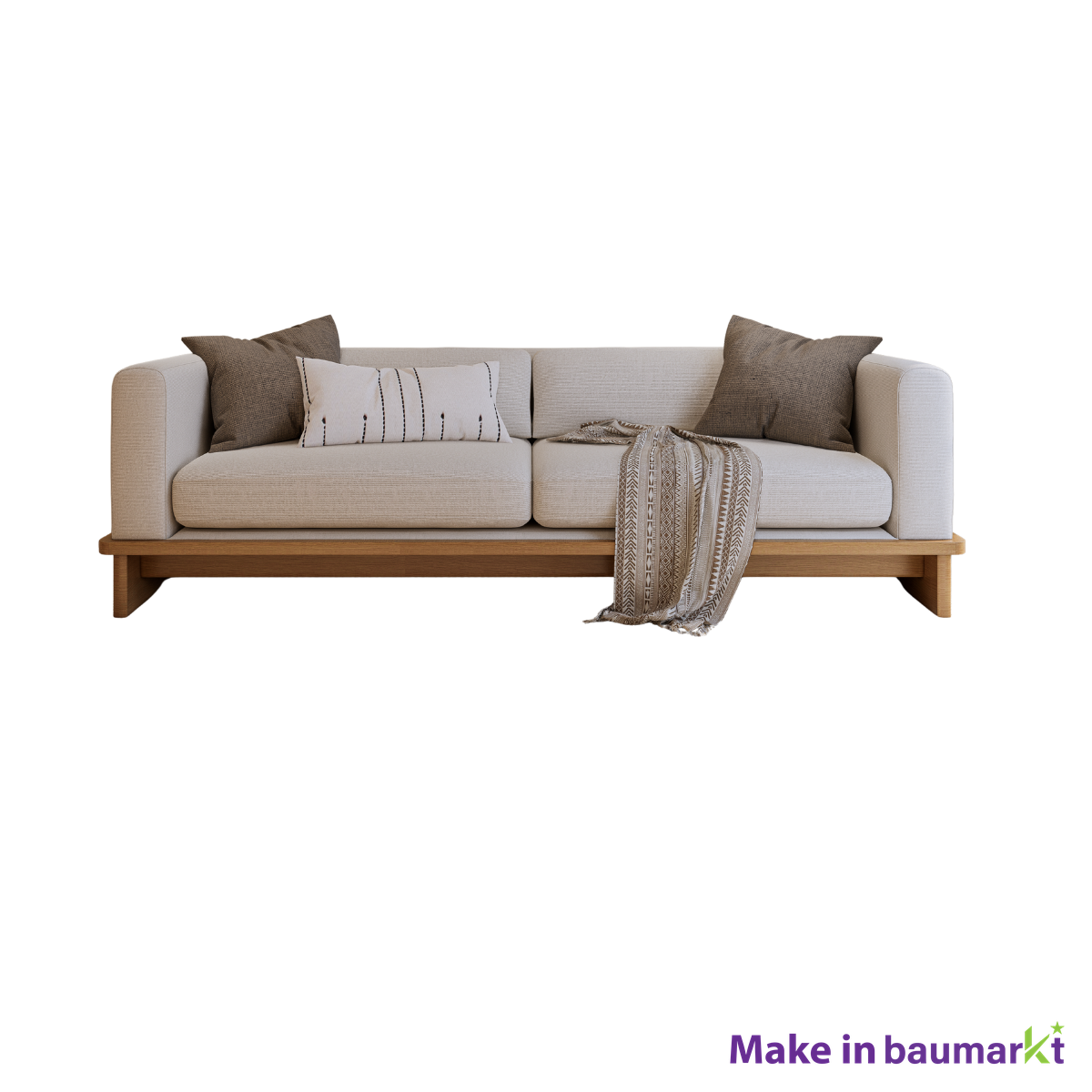 I型ソファ - 木製ソファ